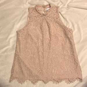 Kathleen Lace Overlay Blouse